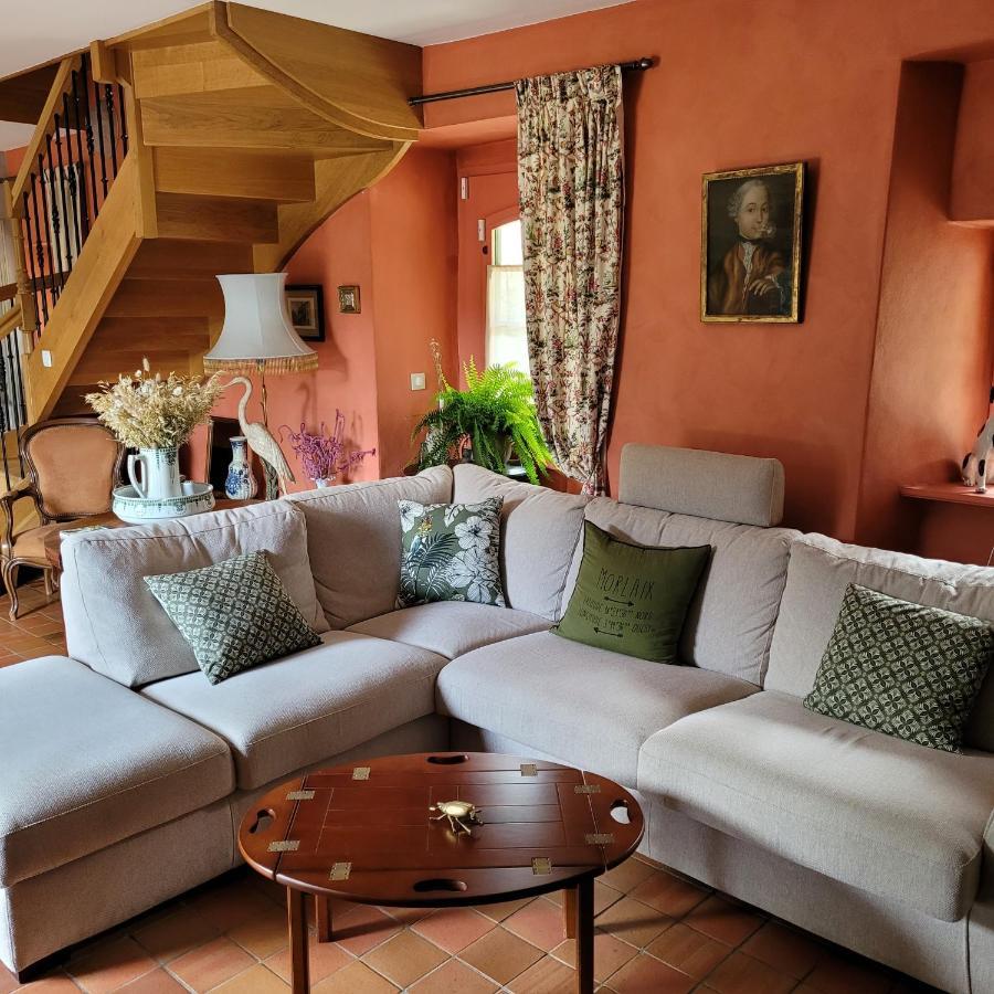 Gite De Charme Au Manoir Du Plessis-Quinquis Sainte-Seve Exteriör bild